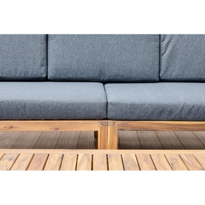 Лаунж-зона BROOKLYN с диваном из акации