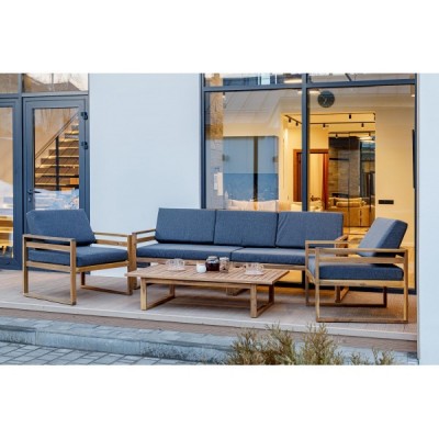 Лаунж-зона BROOKLYN с диваном из акации