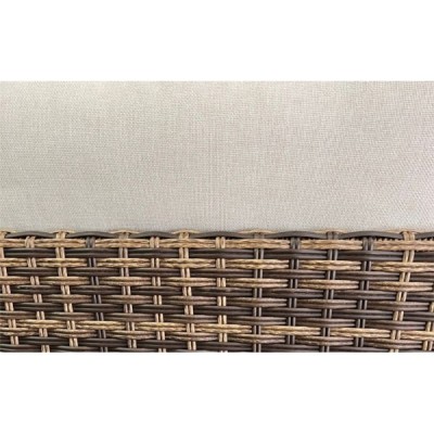 Лаунж-зона KARL с трёхместным диваном, коричневый