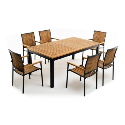 Стул из алюминия LONDON темный графит