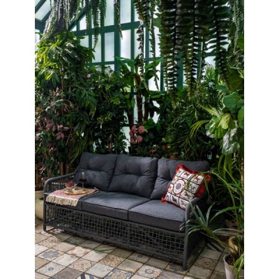 Плетеный диван LUCCA 3-х местный