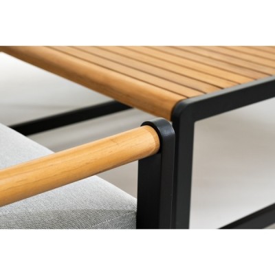 Лаунж зона из алюминия MAYA M темно-серый графит