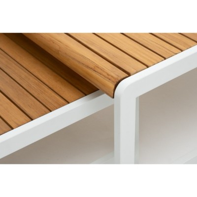 Лаунж зона из алюминия MAYA M белая