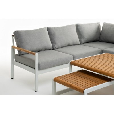 Лаунж зона из алюминия MAYA M белая