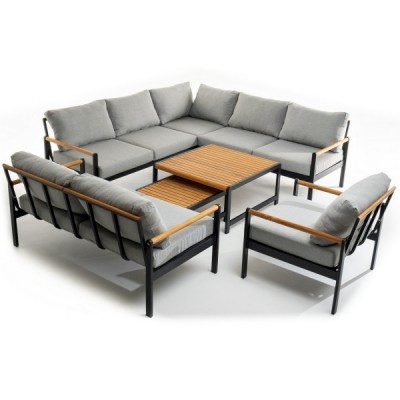 Лаунж зона из алюминия MAYA XL темный графит Лаунж зона из алюминия MAYA XL темный графит