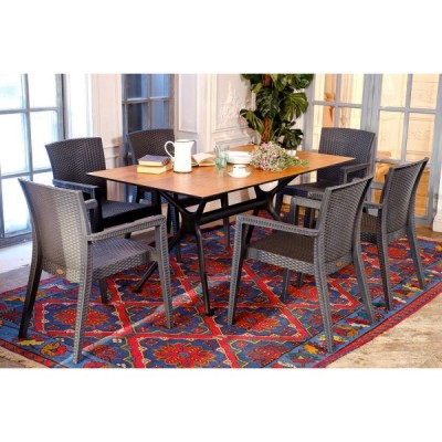 Cтол садовый пластиковый MODUS 160 см HPL NOVECHENTO