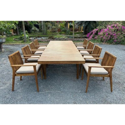 Обеденная группа из акации MONA XL