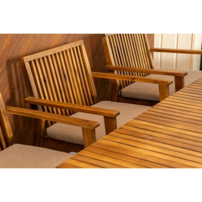 Обеденная группа из акации MONA XL