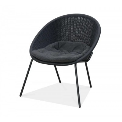 Набор садовой мебели (два кресла, столик) Springhouse Andria, черный