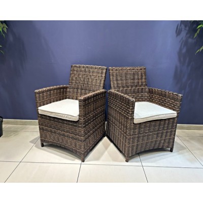 Комплект обеденных кресел FIONA коричневый