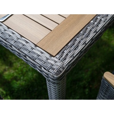 Обеденный комплект AMELIA на 8 персон, серый