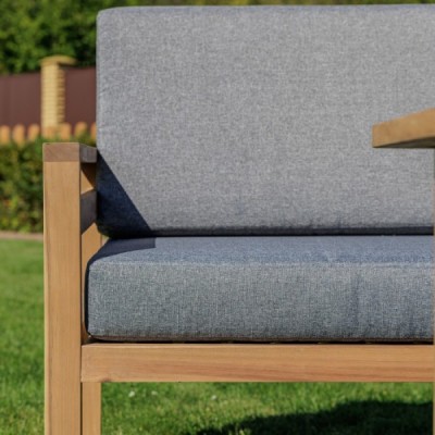 Обеденный комплект BROOKLYN с угловым диваном из акации Обеденный комплект BROOKLYN с угловым диваном из акации