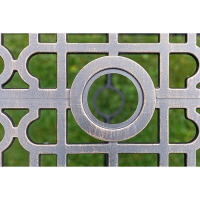 Обеденный комплект из литого алюминия WILHELM на 8 персон (овальный стол) Обеденный комплект из литого алюминия WILHELM на 8 персон (овальный стол)