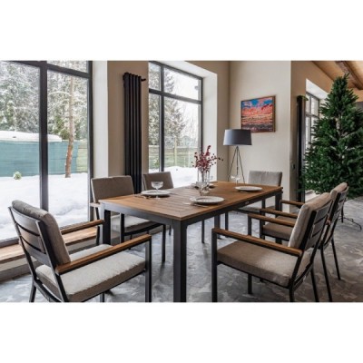 Обеденный комплект OSCAR со столешницей из поливуда Обеденный комплект OSCAR со столешницей из поливуда