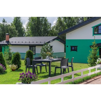 Обеденный комплект садовой мебели JULY S графит