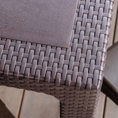 Обеденный комплект садовой мебели JULY S коричневый Обеденный комплект садовой мебели JULY S коричневый