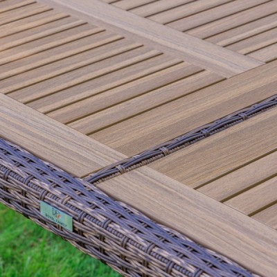 Обеденный стол AMELIA 150 см, коричневый