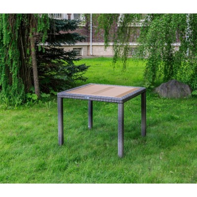 Обеденный стол AMELIA 90 см, серый