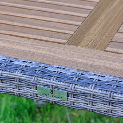 Обеденный стол AMELIA 90 см, серый