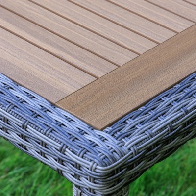 Обеденный стол AMELIA 90 см, серый