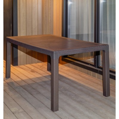 Обеденный стол JULY, коричневый