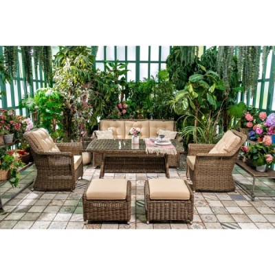 Стол садовый плетеный из искусственного ротанга OPAL 150 см