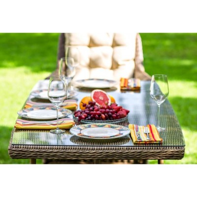 Стол садовый плетеный из искусственного ротанга OPAL 150 см