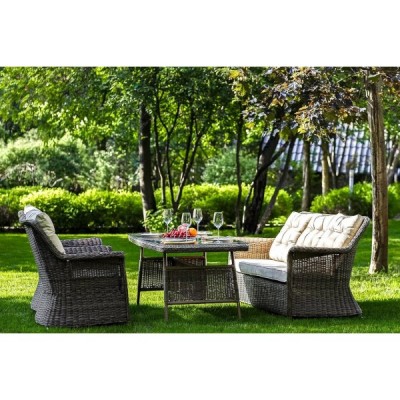 Стол садовый плетеный из искусственного ротанга OPAL 150 см