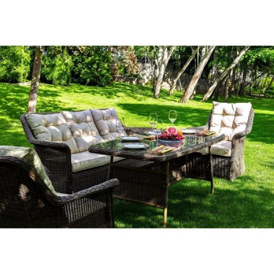 Стол садовый плетеный из искусственного ротанга OPAL 150 см