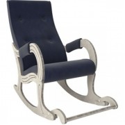 Кресло-качалка Мебель Импэкс Модель 707 дуб шампань/патина/ Verona denim blue