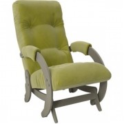 Кресло-качалка Импэкс Модель 68 серый ясень ткань Verona apple green