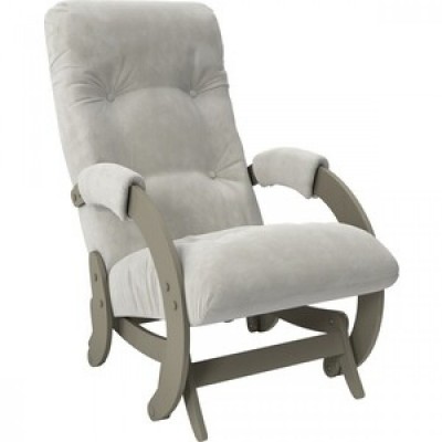 Кресло глайдер Модель 68 серый ясень ткань Verona light grey