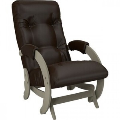 Кресло глайдер Модель 68 серый ясень к/з oregon perlamutr 120