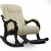 Кресло-качалка Импэкс Модель 77 каркас венге с лозой,обивка Дунди 112
