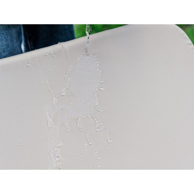 Пластиковый шезлонг MARK антрацит (с матрасом)