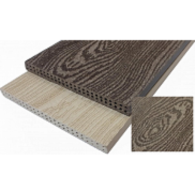 Подступенок из ДПК Holzhof (кольца дерева) Венге 150х4000