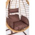 Подвесное кресло BALI коричневый/коричневый