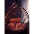 Подвесное кресло-кокон Sevilla горячий шоколад, подушка коричневая