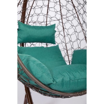 Подвесное кресло Скай 01 коричневый, зеленый