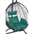 Подвесное кресло Скай 02 черный, зеленый