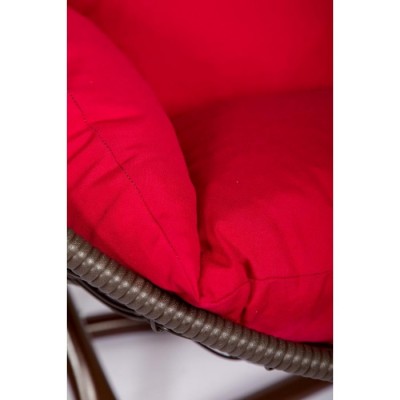 Подвесное кресло Скай 02 коричневый, красный