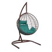 Подвесное кресло Скай 02 коричневый, зеленый