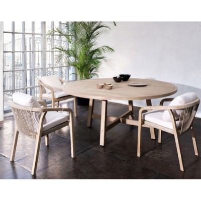 Стол круглый из акации RIMINI 180 см