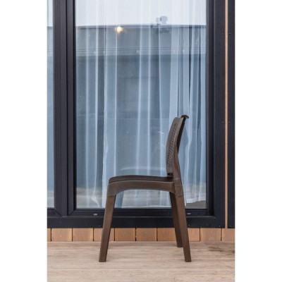 Стул садовый JULY коричневый