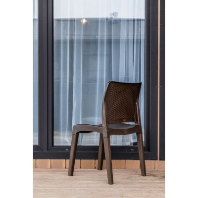 Стул садовый JULY коричневый