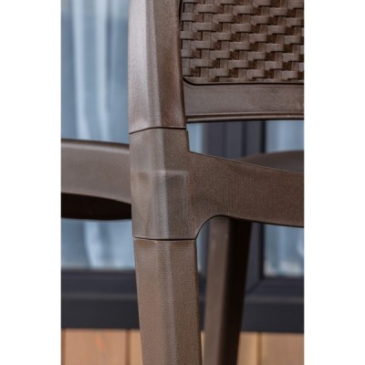 Стул садовый JULY коричневый