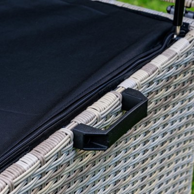 Сундук для хранения KARL 120 с колёсиками, бежевый