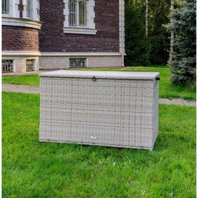 Сундук для хранения KARL 120 с колёсиками, бежевый