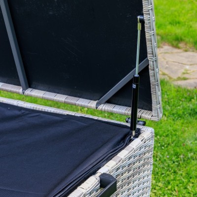 Сундук для хранения KARL 120 с колёсиками, бежевый