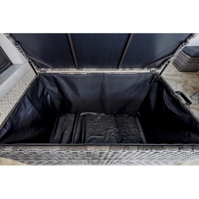 Сундук для хранения KARL 120 с колёсиками, серый